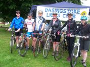 Cyclists at the Ready