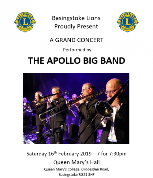 Apollo Big Band February 2019 Cropped