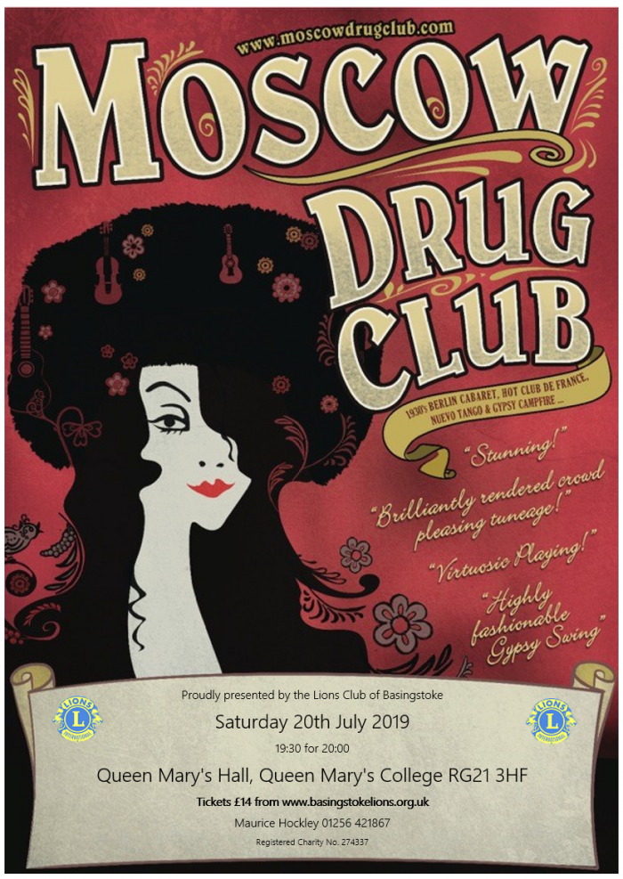 Moscow Drug Club Poster July 2019